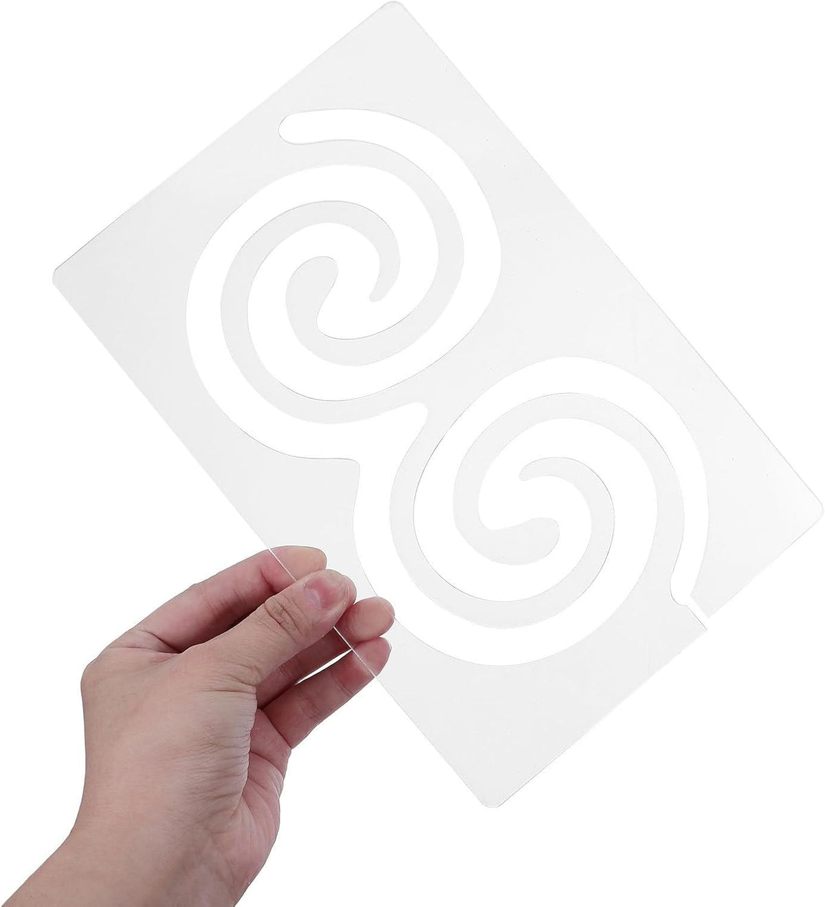Acrylic Swirl Quilting Template Set for Machine Sewing, 3pcs