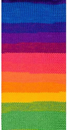 Red Heart E300-4965 Super Saver Yarn, Pack of 3 Balls, Favorite Stripe