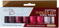 Madam Sew Cotton Thread Set – 8 Small Spools – 100% Cotton Thread for