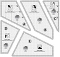 Creative Grids Crazier Eights Template and Quilt Ruler – CGRMT7 – Made