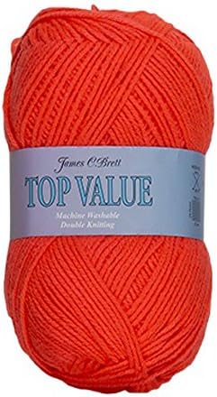 James Brett Top Value DK Double Knitting Wool 100% Acrylic Yarn 1 x