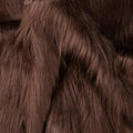 Brown Faux Fur Fabric by The Yard for Crafts 36" X 61" Inch Wide Furry