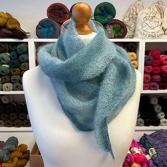 Wooly Yarn for Knitting and Desing for Scarves or Cozy Blankets