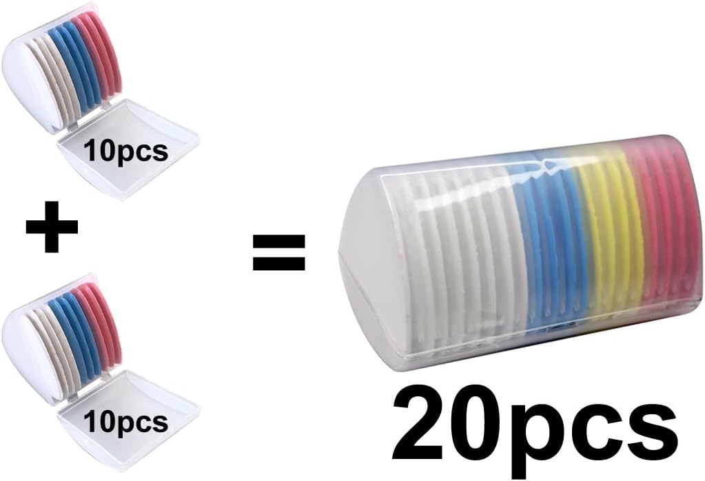 otylzto 20PCS Professional Tailors Chalk for Fabric Makers,Triangle