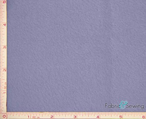 Lavender Lilac Purple Anti-Pill Polar Fleece Fabric Polyester 13 Oz