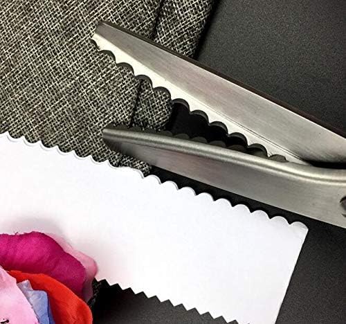Pinking Shears for Fabric Paper Cutting, Stainless Steel