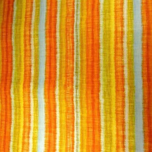 Orange Blue Gold Yellow Fusions Ombre Blender, Cotton Fabric, BTY