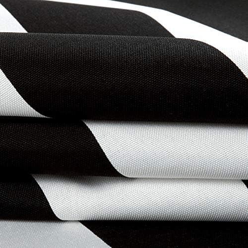 Premier Prints Indoor/Outdoor Vertical Stripe Black, Fabric by the