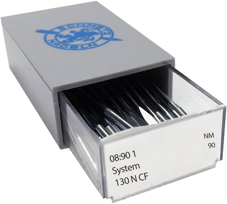 SCHMETZ Chrome Topstitch Household Sewing Machine Needles, Size 90/14
