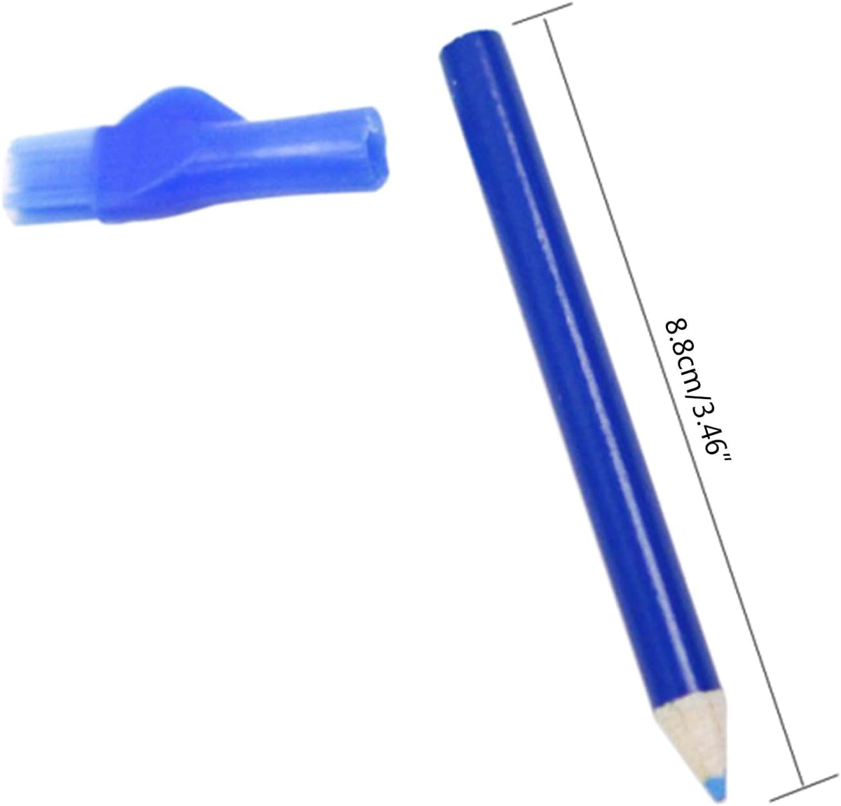 6 Pieces Sewing Fabric Pencils with Brush Tailor Pencils Sewing