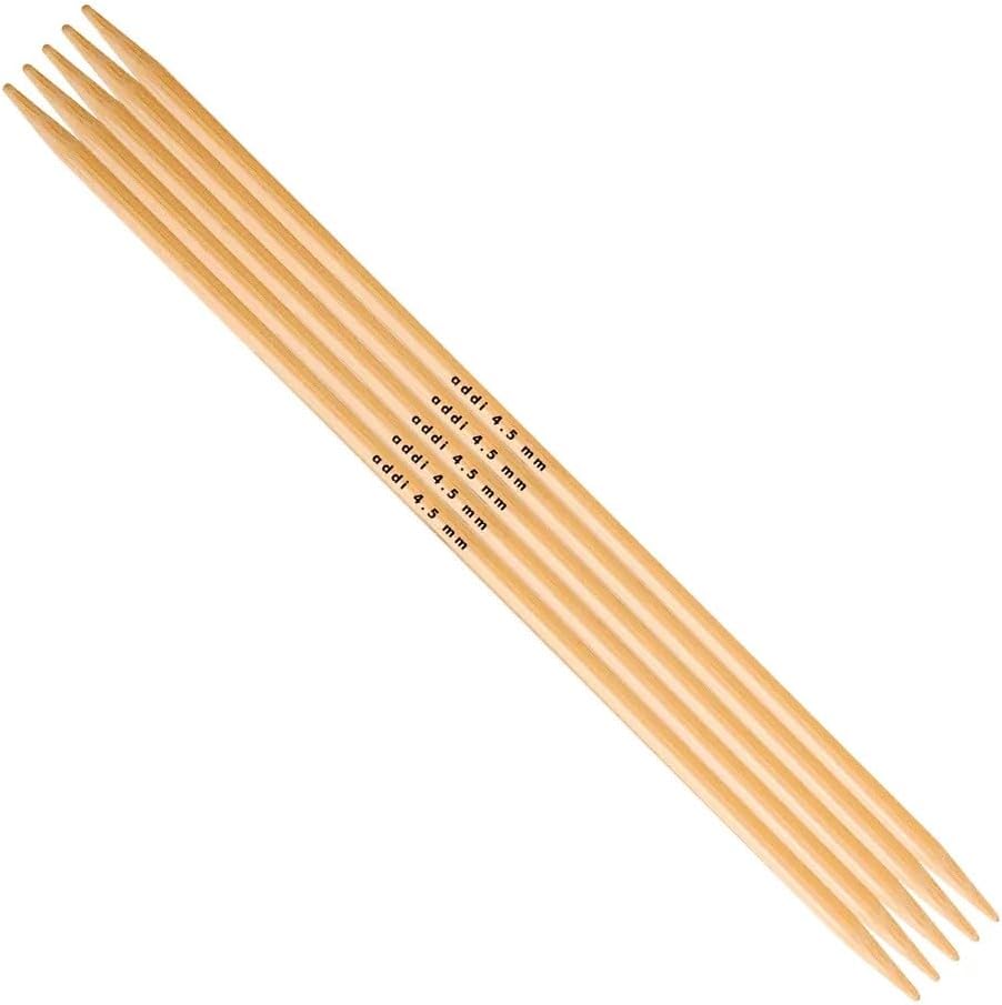 Addi Double Pointed Needles, Bamboo, 20cm, 2.5mm