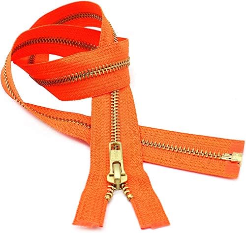 #5 30" Inches Brass Metal Separating YKK Medium Weight Jacket Zipper