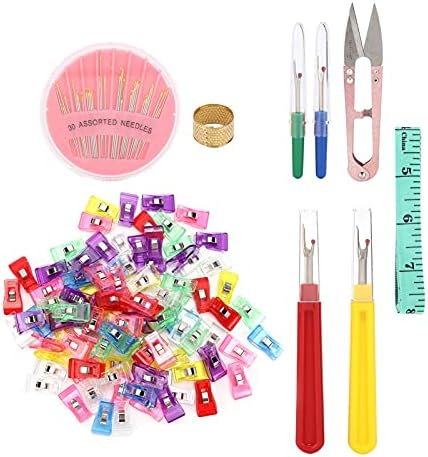 Seam Ripper Kit with Colorful Handles, Stainless Steel Thread Remover