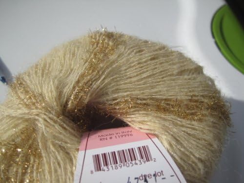 Louisa Harding Simonetta Kid Mohair Blend Sparkle Yarn Color 03 Gesso