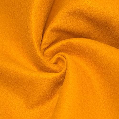 Abby Dark Mango 72" Acrylic Felt Fabric by the Yard - 10030