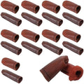 Elegaperma 20pcs Leather Thimbles for Hand Sewing Leather Finger