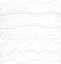 5Styles Acrylic Quilting Templates, 5pcs Clear DIY Patchwork Sewing
