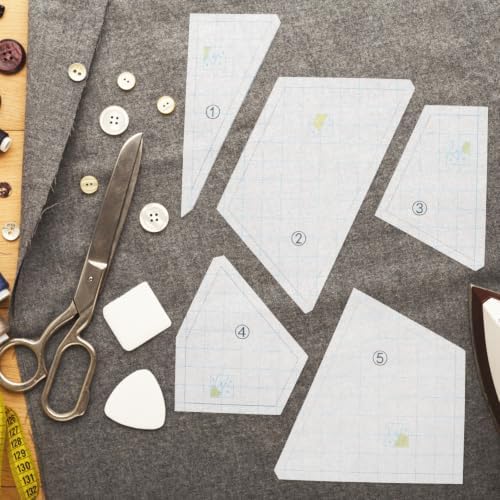 5pcs Acrylic Quilting Template Set for Sewing Hobbyists