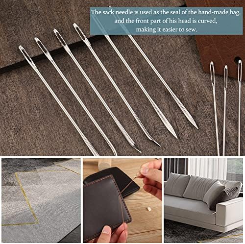 Veroave Sewing Needles, Curved Needle, 20 PCS Upholstery Needle