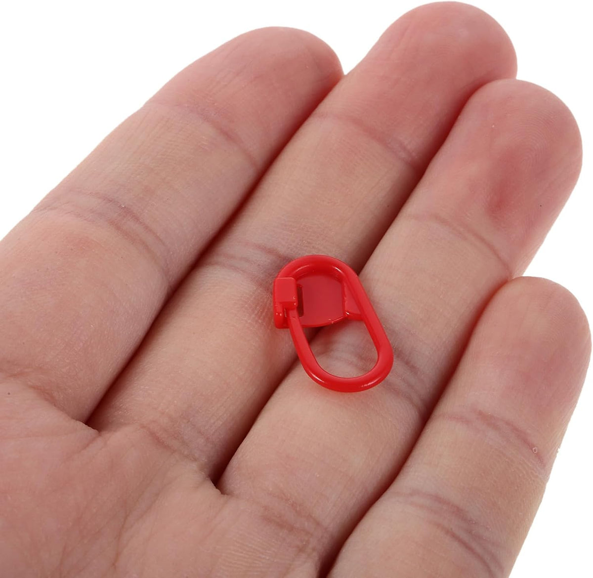 Crochet Stitch Markers Set for Knitters 1000pcs Plastic Red