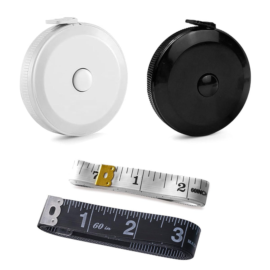 4 Pack Tape Measure Measuring Tape Tool for Body Fabric Sewing Tailor