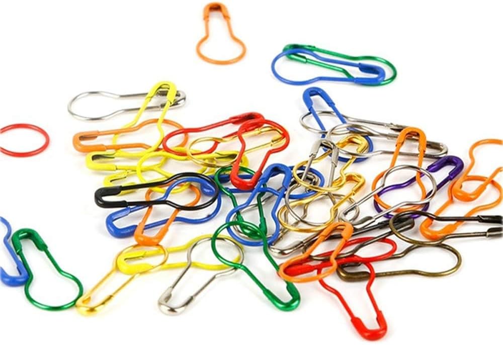 750 Pieces Safety Bulb Pins, Crochet Stitch Markers, Safety Metal Pins