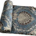 TinaKim Thick Chenille Damask Fabric, for Upholstery Chair Couch