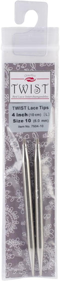 Twist Red Lace Interchangeable Tips 4-Size 10/6mm