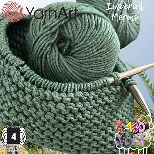 YarnArt Unique Imperial Merino Yarn - 100% Extra Fine Merino Wool