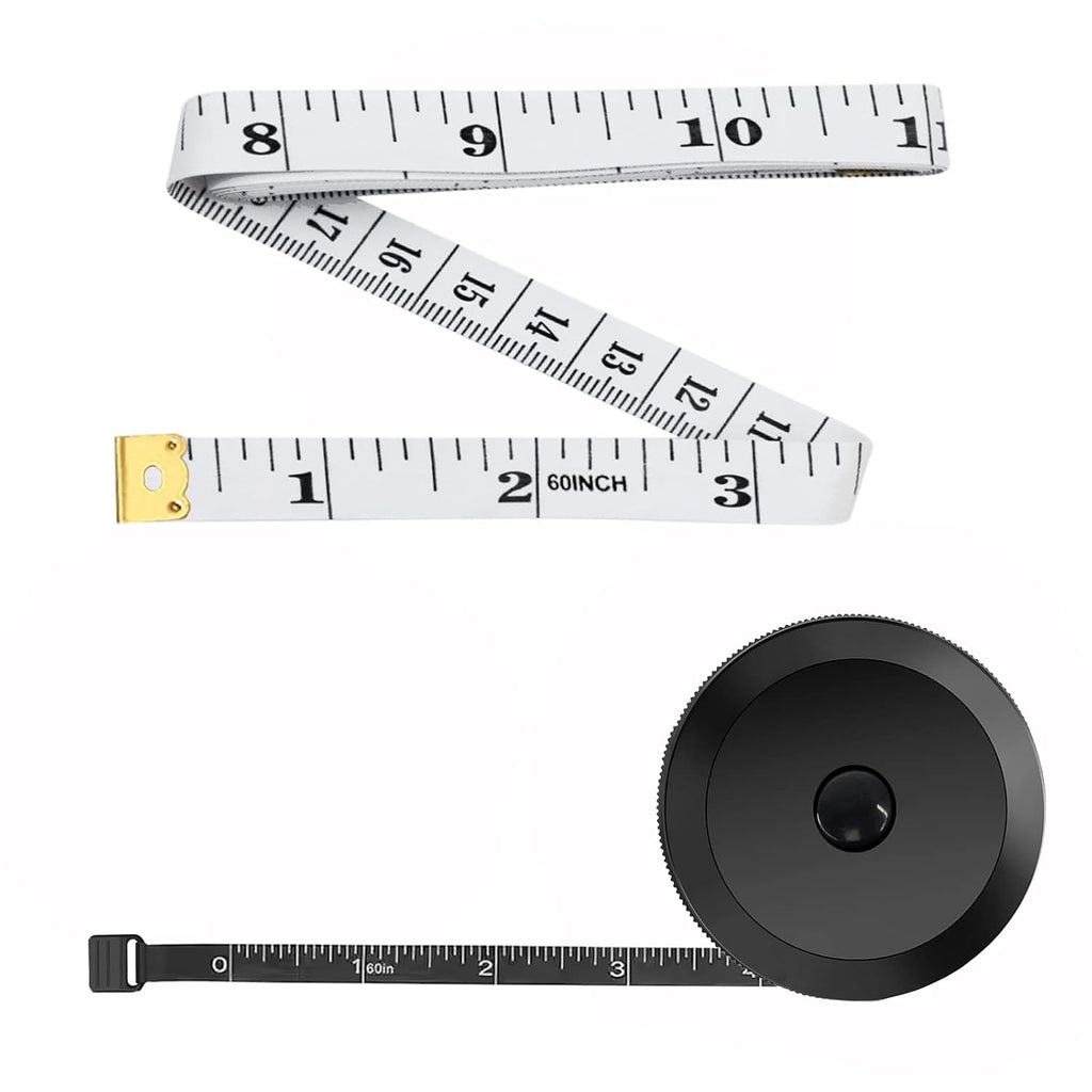 Tape Measure Soft Measuring Tape for Body Fabric Sewing Tailor 2Pack