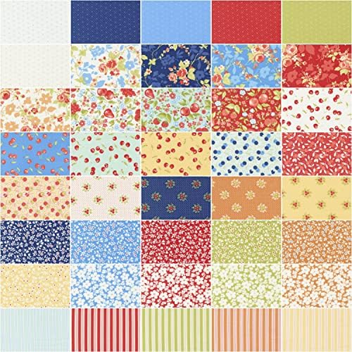 Fig Tree and Co Fruit Cocktail Jelly Roll 40 2.5-inch Strips Moda