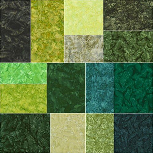 Lunn Studios Artisan Batiks Prisma Dyes Rainforest Roll Up 40 2.5-inch