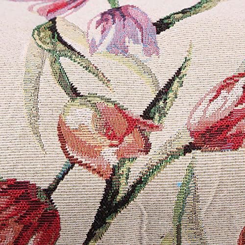 Knitting Bag, Woven Fabric Crochet Tote Bag Yarn Storage Organizer for