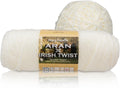 Mary Maxim Aran Yarn Irish Twist, Worsted Weight Acrylic Yarn
