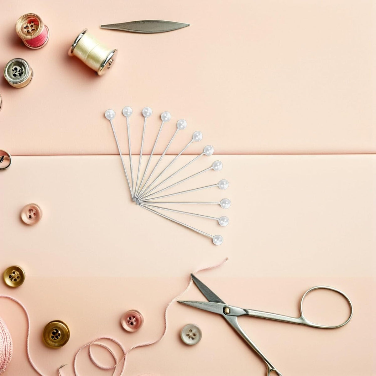 White Sewing Pins for Quilting and Embroidery, 20 Boxes