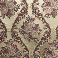 Luxurious Premium Vintage Damask Design Jacquard Fabric for