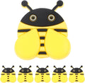 6pcs Bee Knitting Needle Caps, Silicone Point Protectors