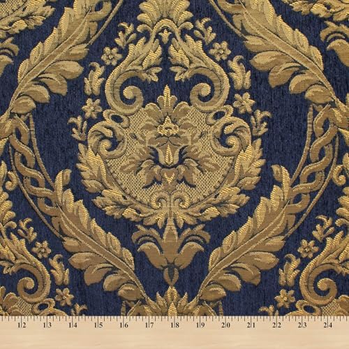 Floral Bloom Two Tone Polyester Rayon Chenille Damask Jacquard 57 Inch