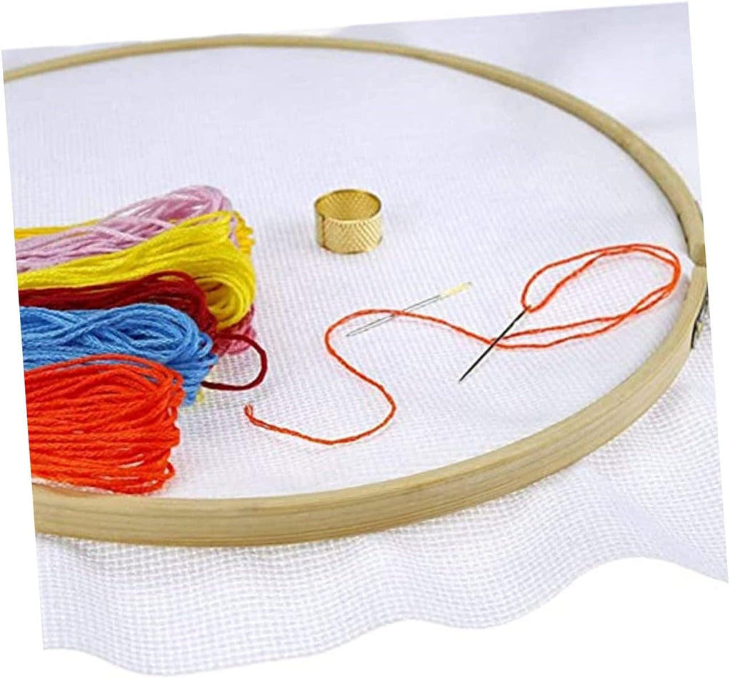 DOITOOL 8Pcs 14CT Cross Stitch Fabric Gridding Cloth for DIY