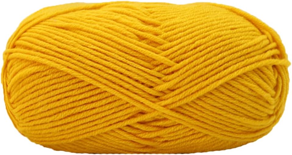 Turmeric Comfortable Soft Crochet Yarn Cotton Yarn for Clothes Scarves