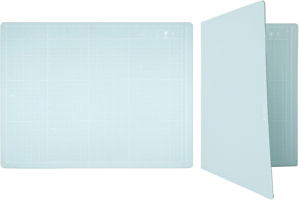 iMAT Flip Cutting Mat Note A2, Foldable, Double-Sided, Light Green