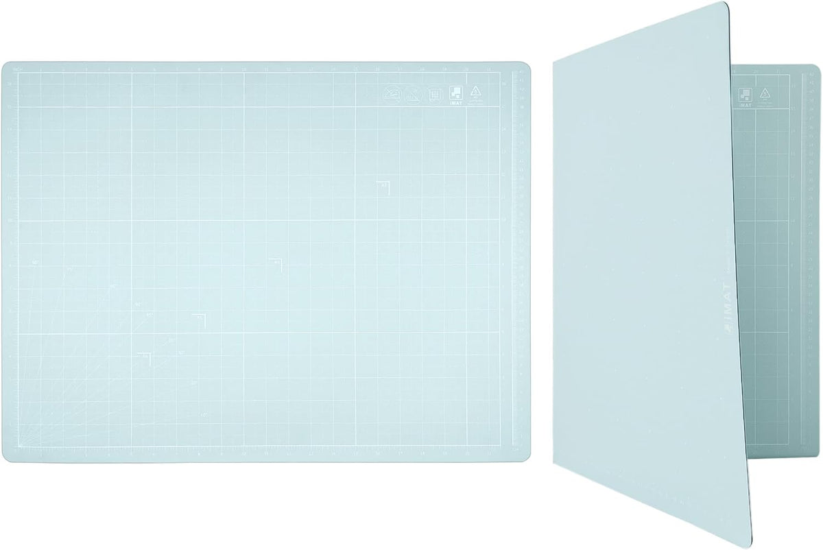 iMAT Flip Cutting Mat Note A2, Foldable, Double-Sided, Light Green