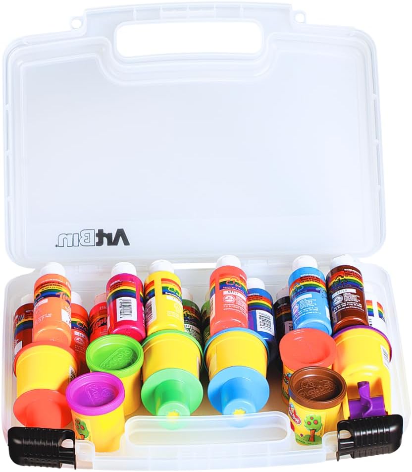 ArtBin 12-Inch Quick View Deep Base Carrying Case, Translucent