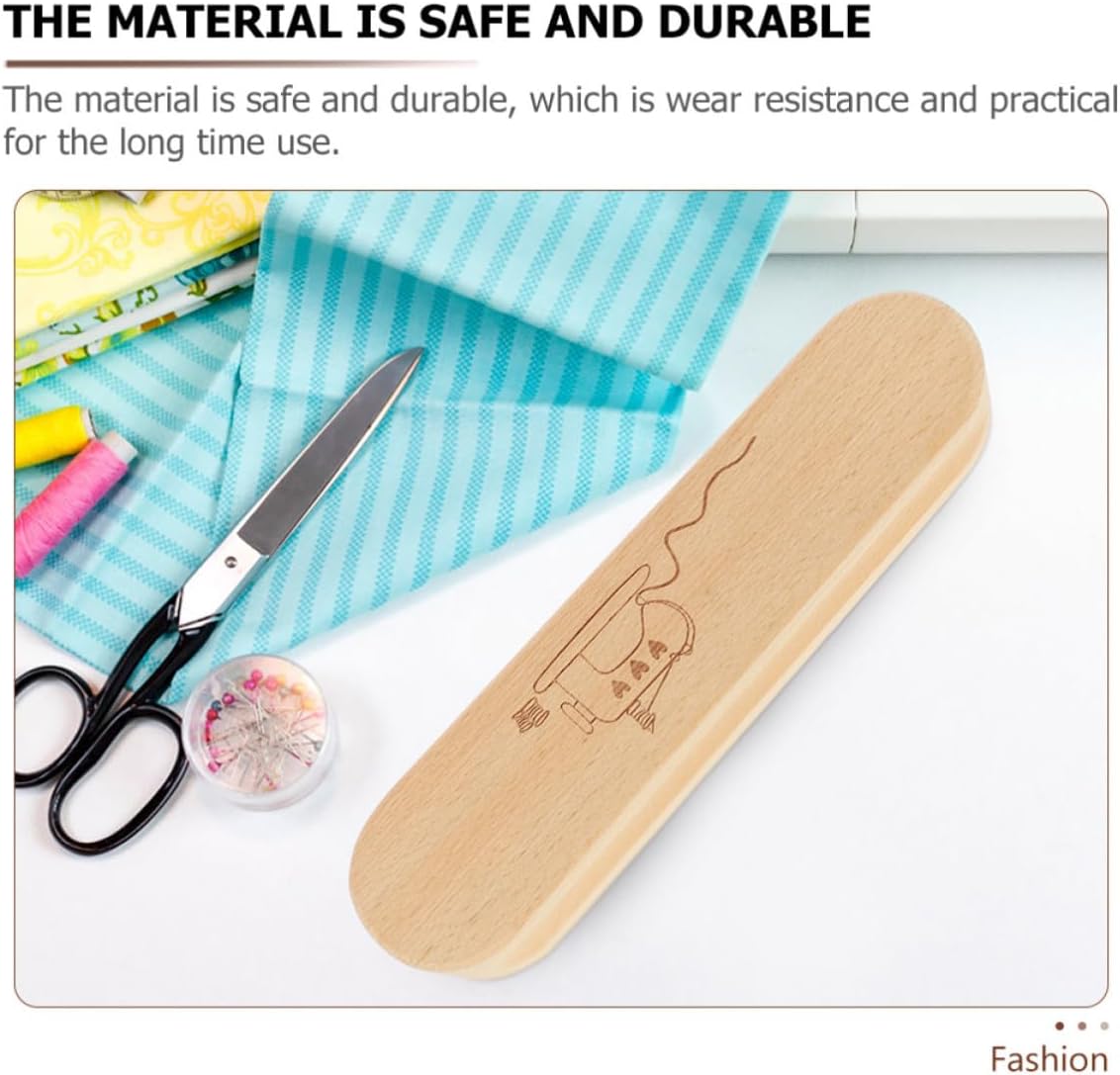 Portable Wooden Ironing Clapper for Quilters and Sewing Fabric Seams
