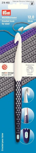 Prym Ergonomic Crochet Hook, Metal, Green, One Size