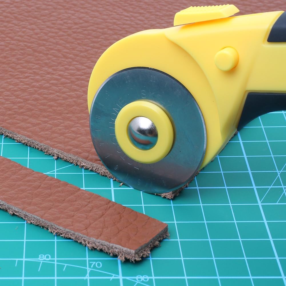 45mm Rotary Cutter Blades 50 Pack Replacement for Fabric & Craft