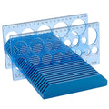 PH PandaHall 30 Slots Pine Wood Quilting Ruler Holder Sewing Ruler