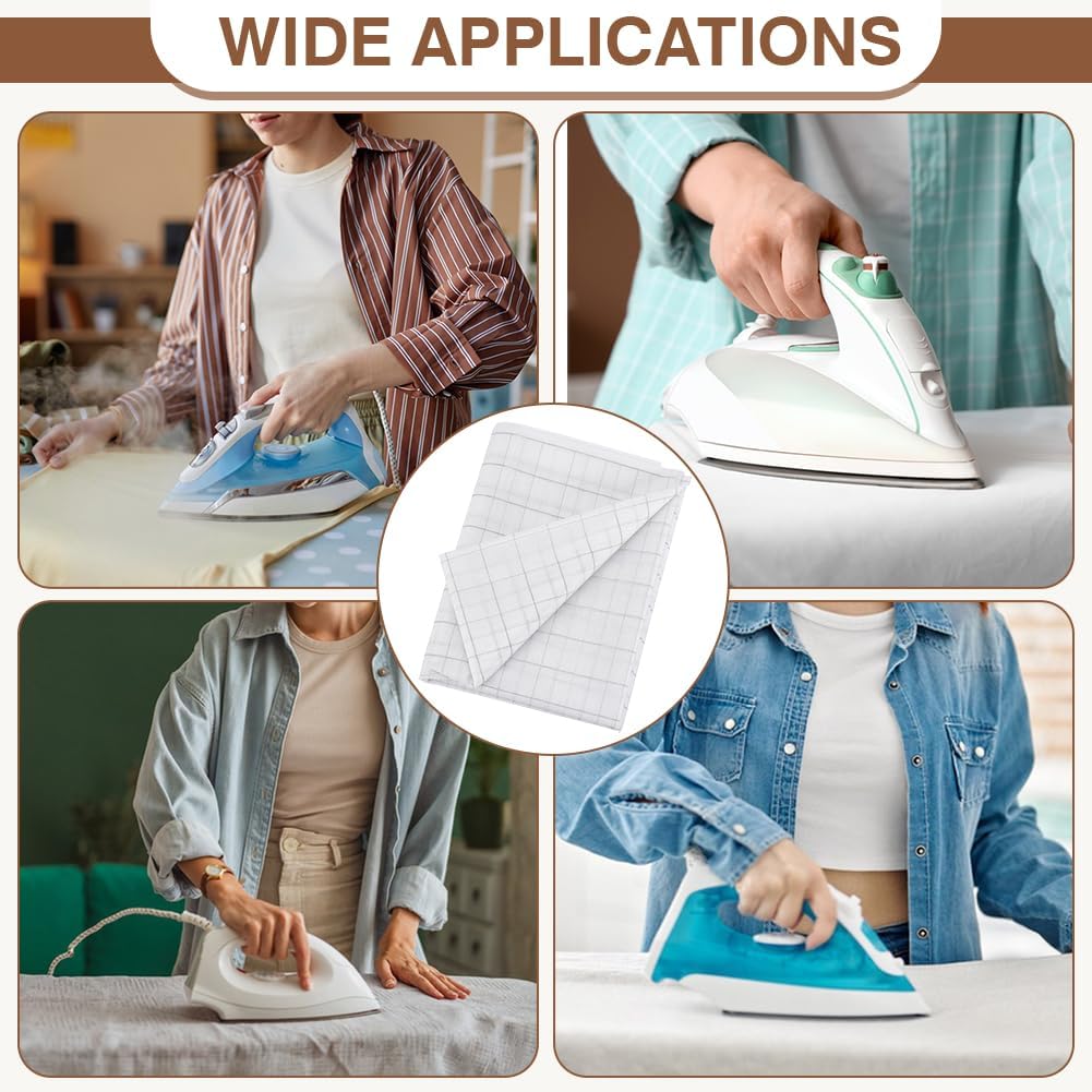 WEBEEDY 1.2m/47 Inches W x 4 Yards Fusible Interfacing Fabric with