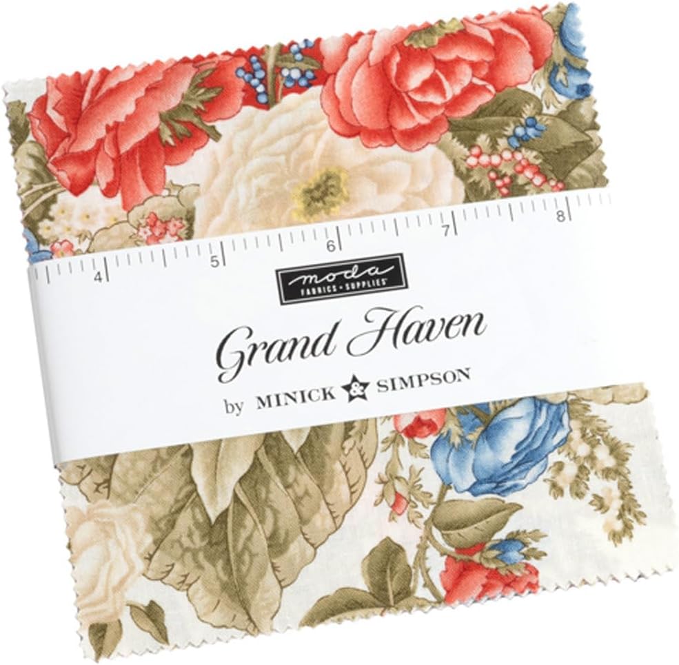 Grand Haven Charm Pack by Minick & Simpson 5-inch Precut Fabric