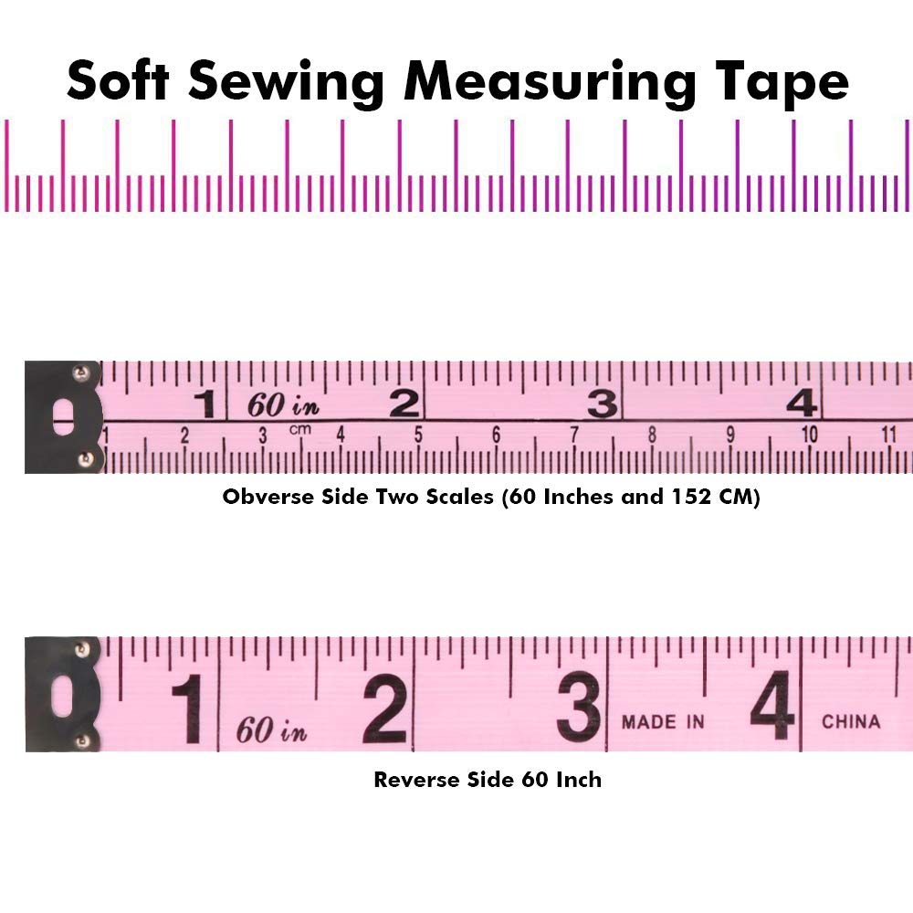 VAXATO 2PCS Measuring Tape for Body,Soft Tape Measure for Body Sewing